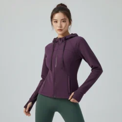 Áo Khoác Thể Thao Nữ Xỏ Ngón Lycra – 2240YF